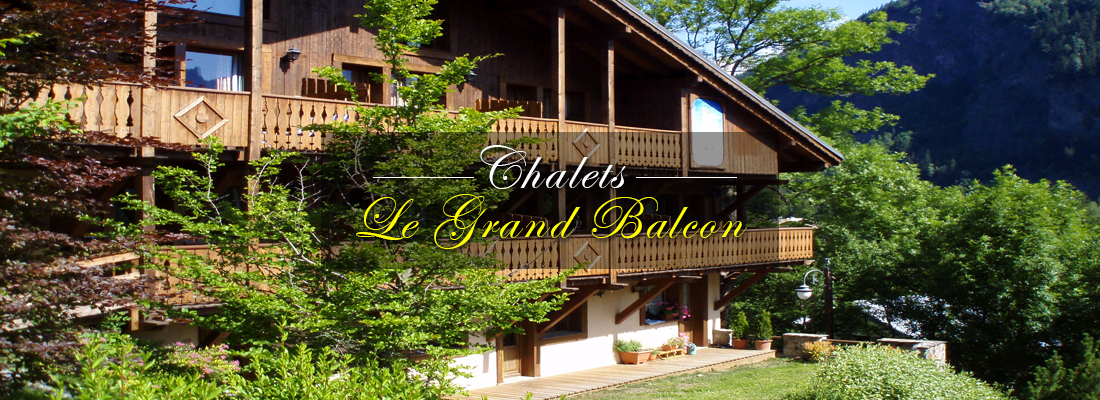Chalets Le Grand Balcon Les Houches Eté